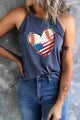 US Flag Heart Graphic Tank - Trandify Deal