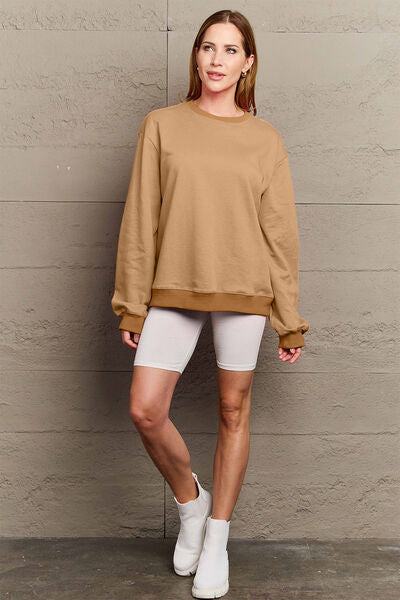 Simply Love Full Size IF I'M TOO MUCH THEN GO FIND LESS Round Neck Sweatshirt Trandify deal