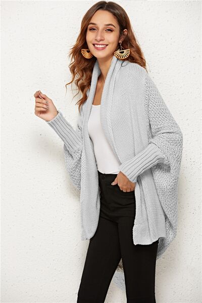 Angel Wings Open Front Batwing Sleeve Cardigan Trandify deal