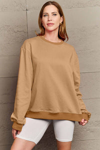 Simply Love Full Size IF I'M TOO MUCH THEN GO FIND LESS Round Neck Sweatshirt Trandify deal
