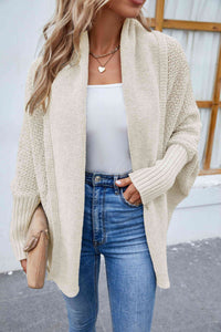 Open Front Long Sleeve Cardigan Trandify deal