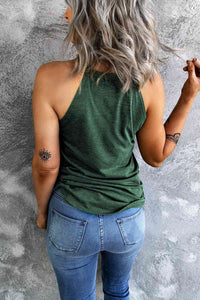 Curved Hem Grecian Tank Top - Trandify Deal