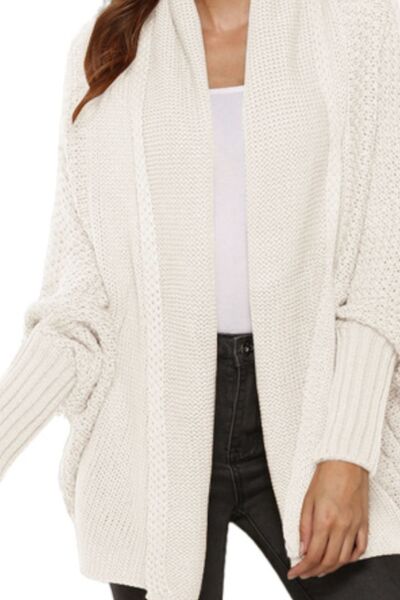 Angel Wings Open Front Batwing Sleeve Cardigan Trandify deal