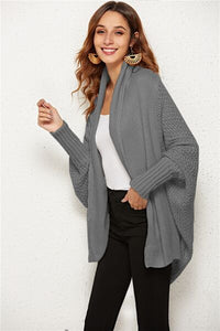 Angel Wings Open Front Batwing Sleeve Cardigan Trandify deal