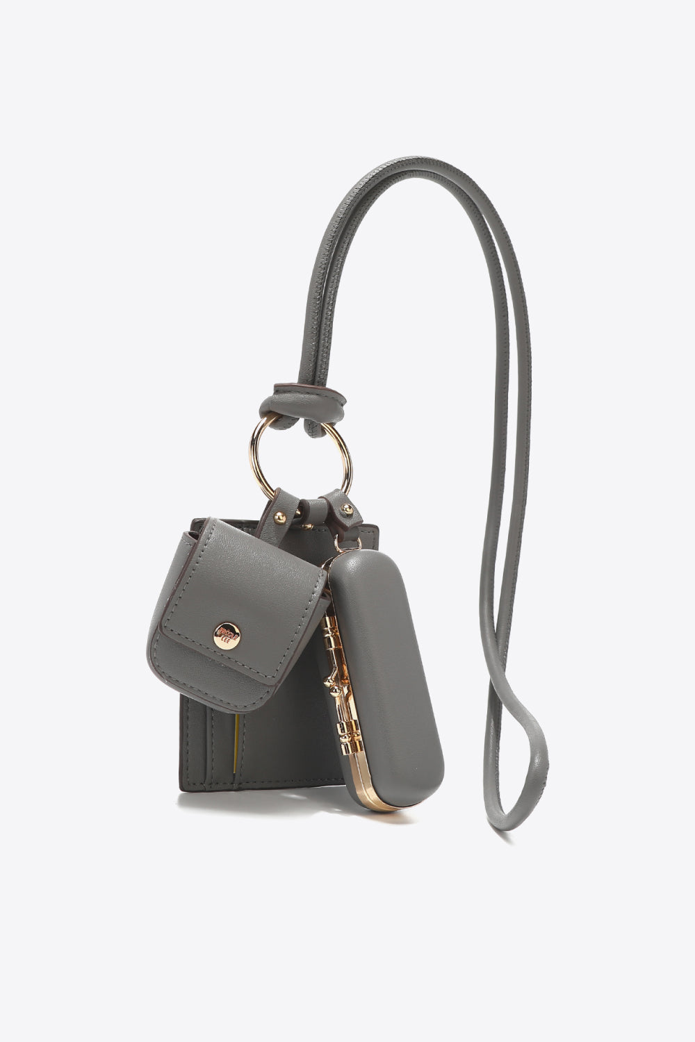 Nicole Lee USA Vegan Leather 3-Piece Lanyard Set Trandify deal