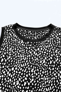 Printed Round Neck Tank - Trandify Deal