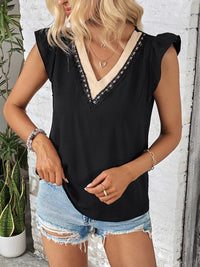 Perfee Ruffled V-Neck Tank Trandify deal