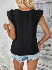Perfee Ruffled V-Neck Tank Trandify deal