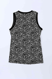 Printed Round Neck Tank - Trandify Deal