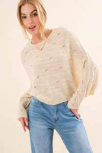 And The Why Dolman Sleeves Sweater Trandify deal
