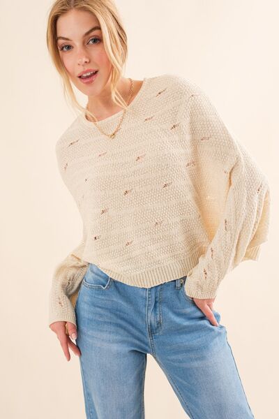 And The Why Dolman Sleeves Sweater Trandify deal