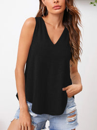 V-Neck Wide Strap Tank Trandify deal
