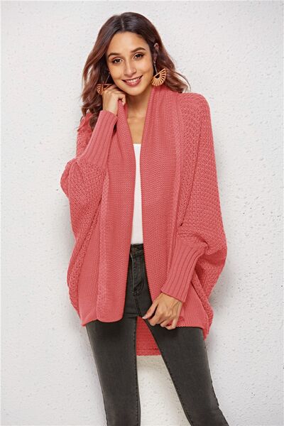 Angel Wings Open Front Batwing Sleeve Cardigan Trandify deal