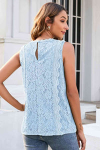 Lace V-Neck Tank Trandify deal