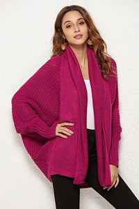 Angel Wings Open Front Batwing Sleeve Cardigan Trandify deal