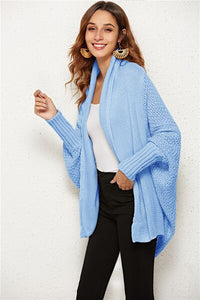 Angel Wings Open Front Batwing Sleeve Cardigan Trandify deal