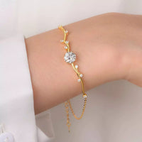 2 Carat Moissanite Bracelet for Women, 925 Sterling Silver