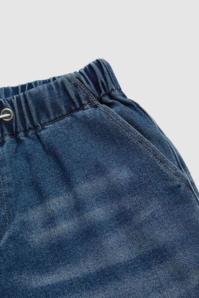 Trendy Drawstring Waist Wide Leg Shirred Jeans for Women – Trandify Deal