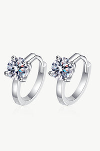 Moissanite Huggie Earrings Trandify Deal