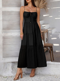 Boho Smocked Maxi Dress for Women – Summer Beach Dress – TrandifyDeal USA