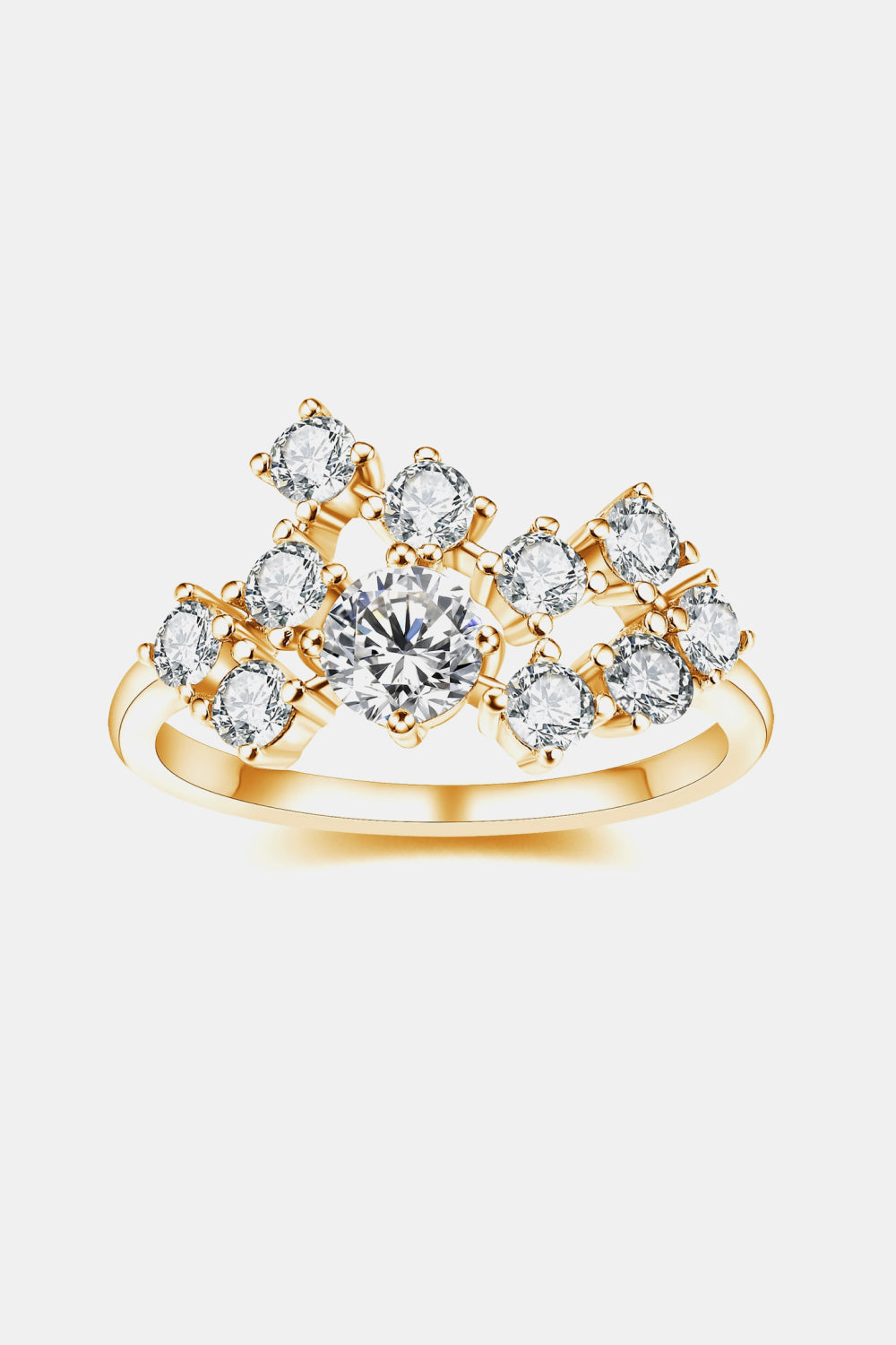 1.2 Carat Moissanite 925 Sterling Silver Ring Trandify Deal