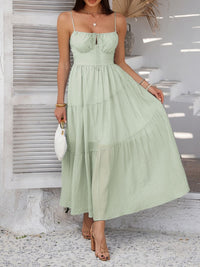 Boho Smocked Maxi Dress for Women – Summer Beach Dress – TrandifyDeal USA