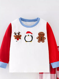 Kids Christmas Pajamas Set - Character Long Sleeve & Pants