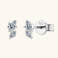 925 Sterling Silver Moissanite Stud Earrings Trandify Deal