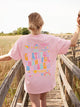 Letter Graphic Round Neck Short Sleeve T-Shirt Trandify deal