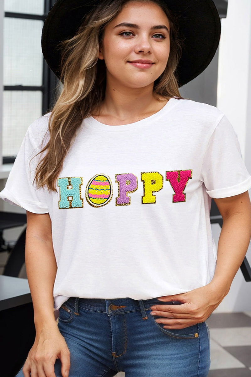 Plus Size Round Neck Short Sleeve T-Shirt Trandify deal