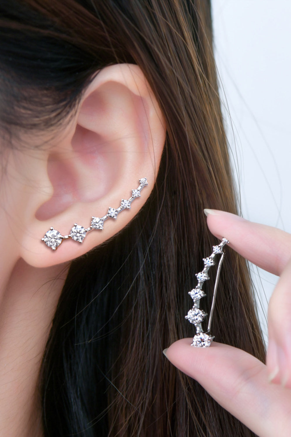 1.9 Carat Moissanite 925 Sterling Silver Earrings Trandify deal