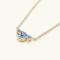 1.2 Carat Moissanite 925 Sterling Silver Necklace Trandify Deal
