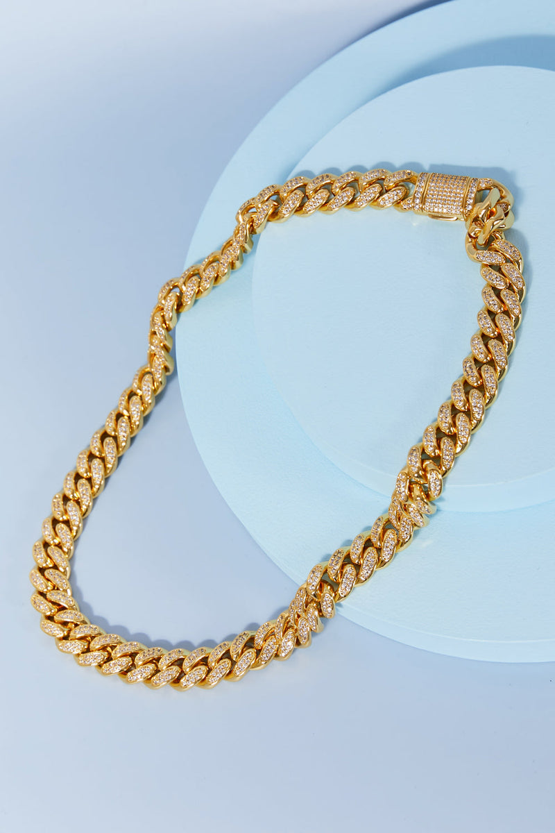 Brass Curb Chain Necklace Trandify Deal