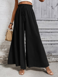 Tied High Waist Wide Leg Pants Trandify deal