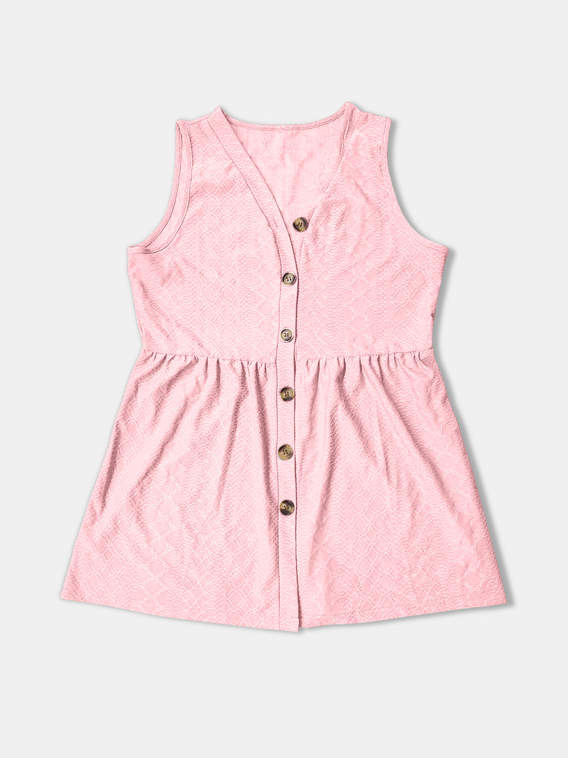 Button Up V-Neck Tank Trandify deal