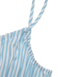 Women's Striped Spaghetti Strap Midi Dress – Summer Fashion USA