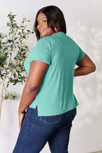 Basic Bae Full Size Round Neck Short Sleeve T-Shirt Trandify deal