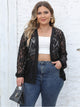 Plus Size Lace Open Front Cardigan Trandify deal