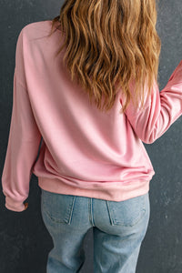 Boot Graphic Long Sleeve Sweatshirt Trandify Deal