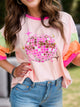 Graphic Round Neck Half Sleeve T-Shirt Trandify Deal