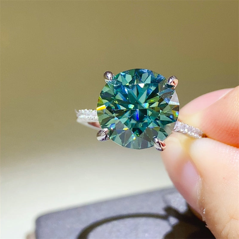 5 Carat Moissanite Zircon 925 Sterling Silver Ring Trandify Deal
