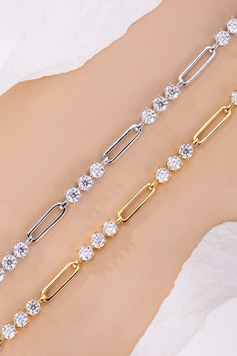 1.8 Carat Moissanite 925 Sterling Silver Bracelet Trandify Deal