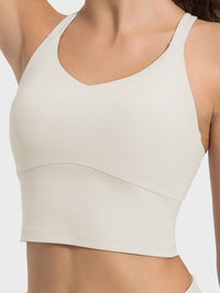 Millennia Crisscross Round Neck Active Tank Trandify deal