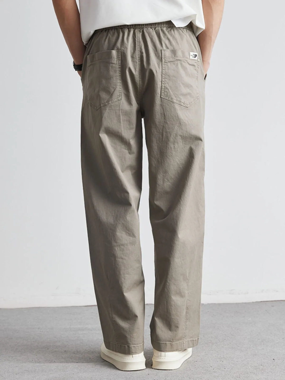 Men’s casual wide leg lounge pants with drawstring waist – relaxed-fit joggers for comfort