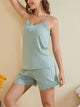 Women's Lace-Trimmed Lounge Set