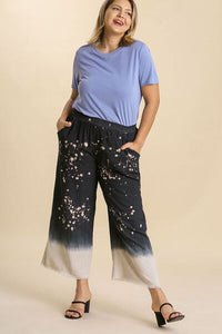 Umgee Plus Size Linen Wide Leg Pants for Women - Trandify Deal
