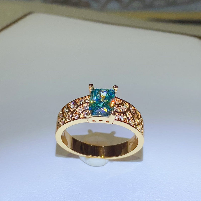 1 Carat Moissanite 925 Sterling Silver Ring Trandify Deal