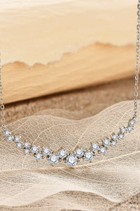 1.64 Carat Moissanite 925 Sterling Silver Necklace Trandify Deal
