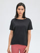 Soft breathable women's tee for gym and everyday outfits