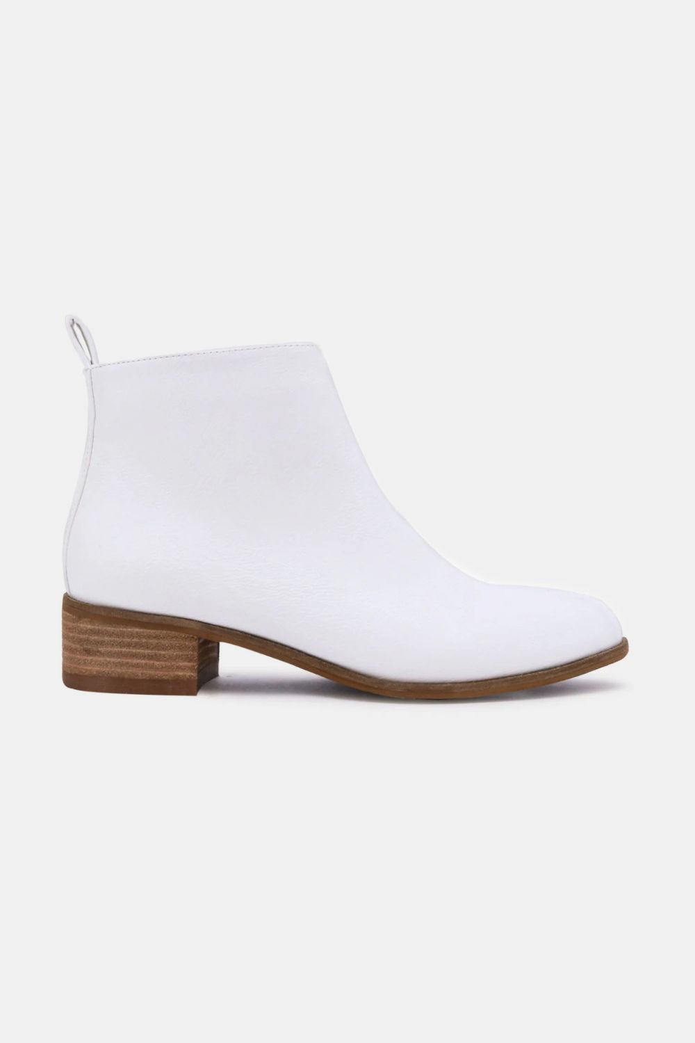 Beast Fashion PU Leather Block Heel Boots Trandify Deal